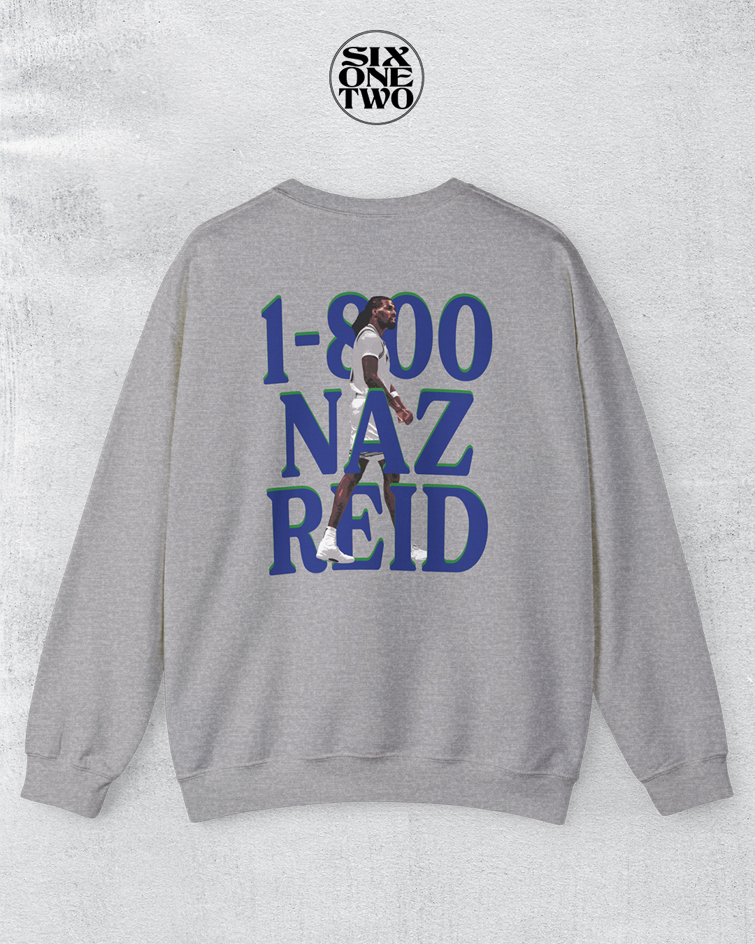 1-800-NAZ-REID Crewneck - SixOneTwoTees