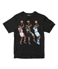 Anthony Edwards Michael Jordan and Kobe Bryant fadeaway jumper graphic tee on Comfort Colors 1717