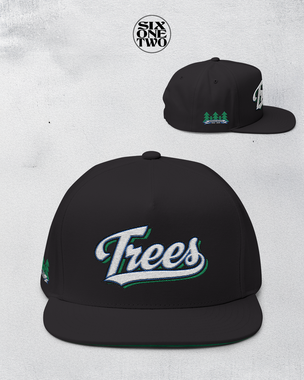 Minnesota Trees Snapback Hat