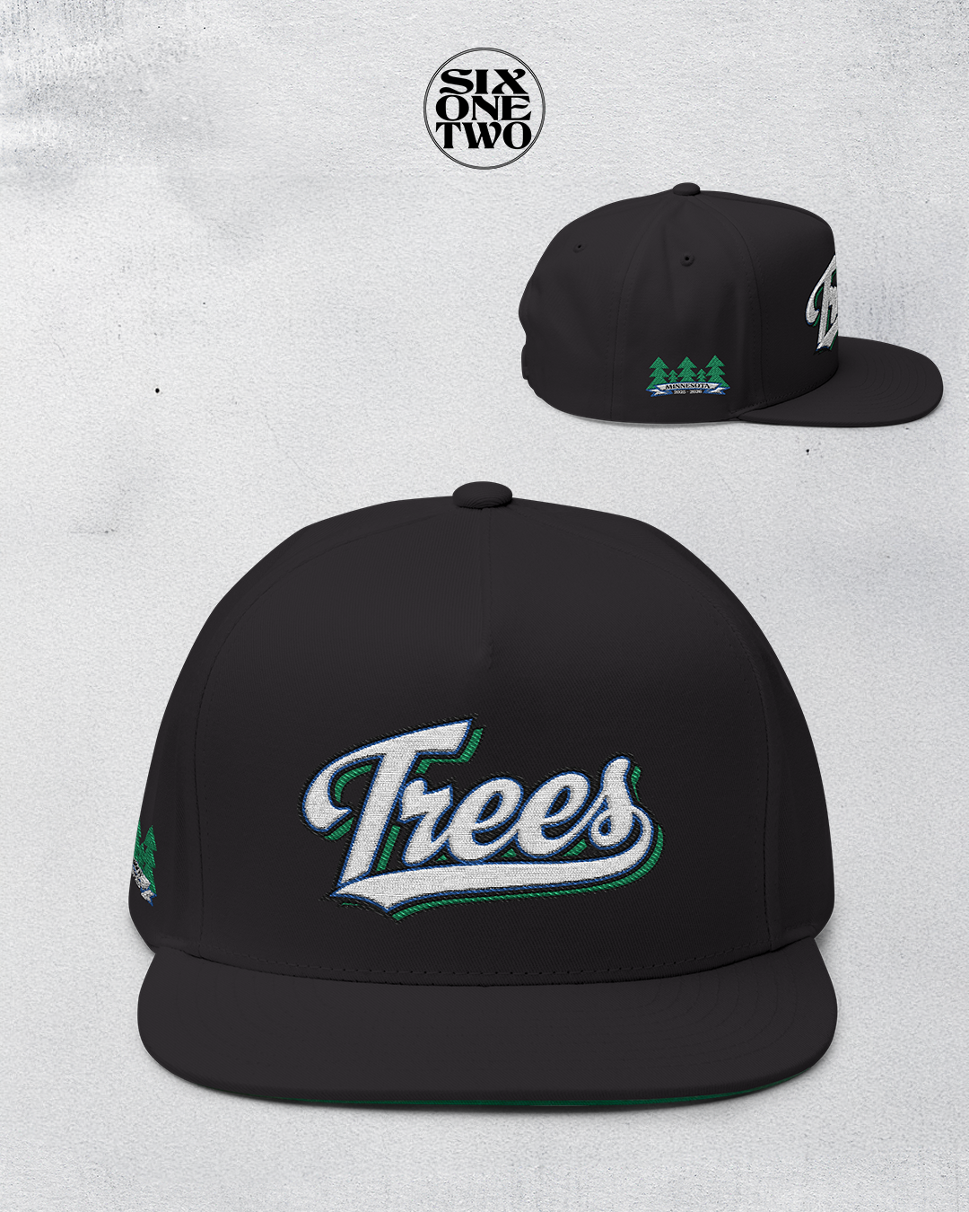Minnesota Trees Snapback Hat