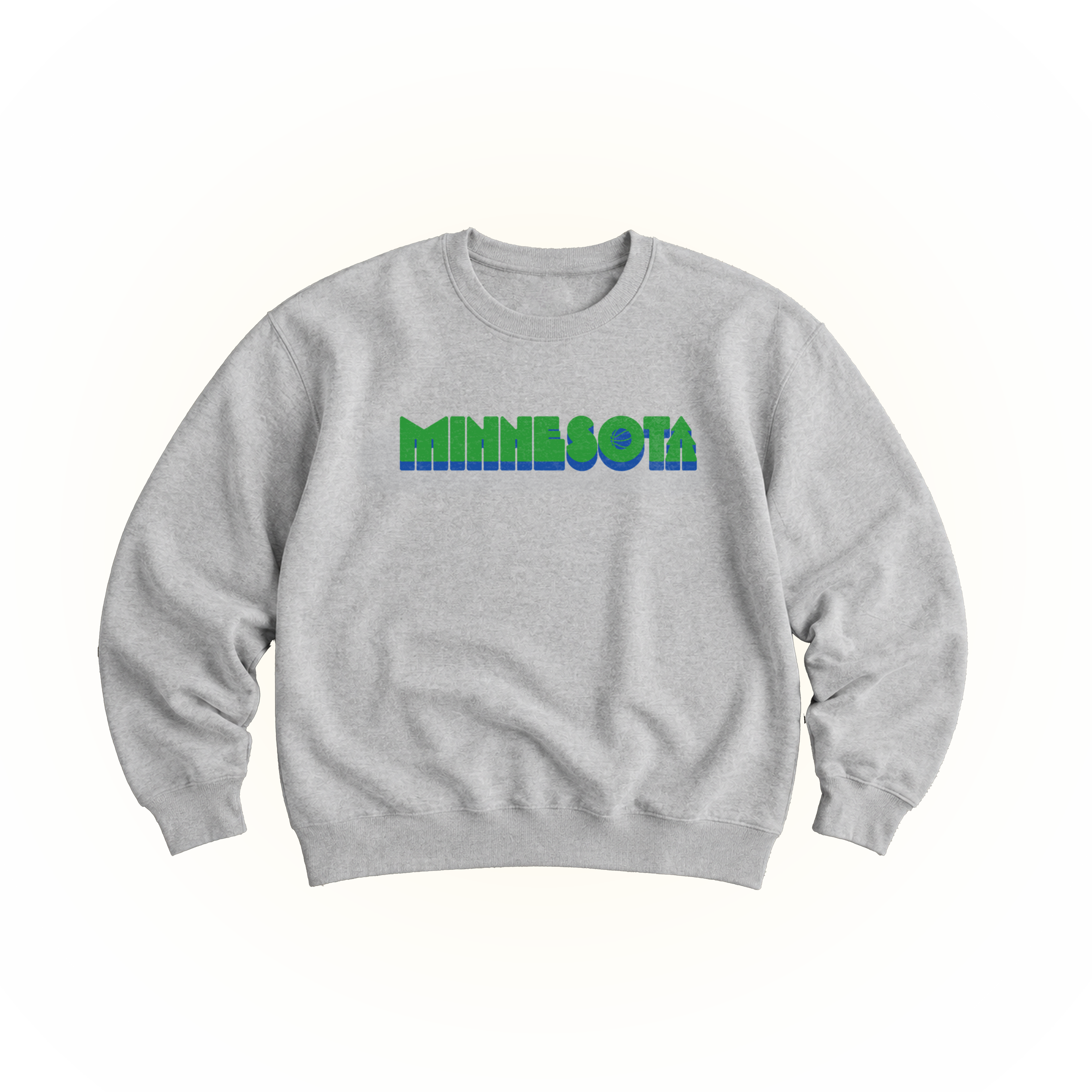 Retro Minnesota Basketball Crewneck