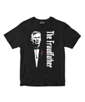 The Fraudfather, Scott Foster, black graphic tee on Comfort Colors 1717