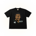 Vintage style Bones "Bizzy" Hyland graphic on a black Comfort Colors t-shirt