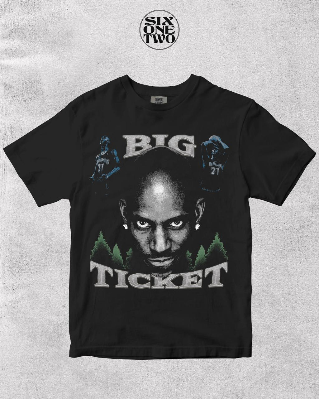 Vintage Minnesota Timberwolves T-Shirt: Big Ticket Custom Design