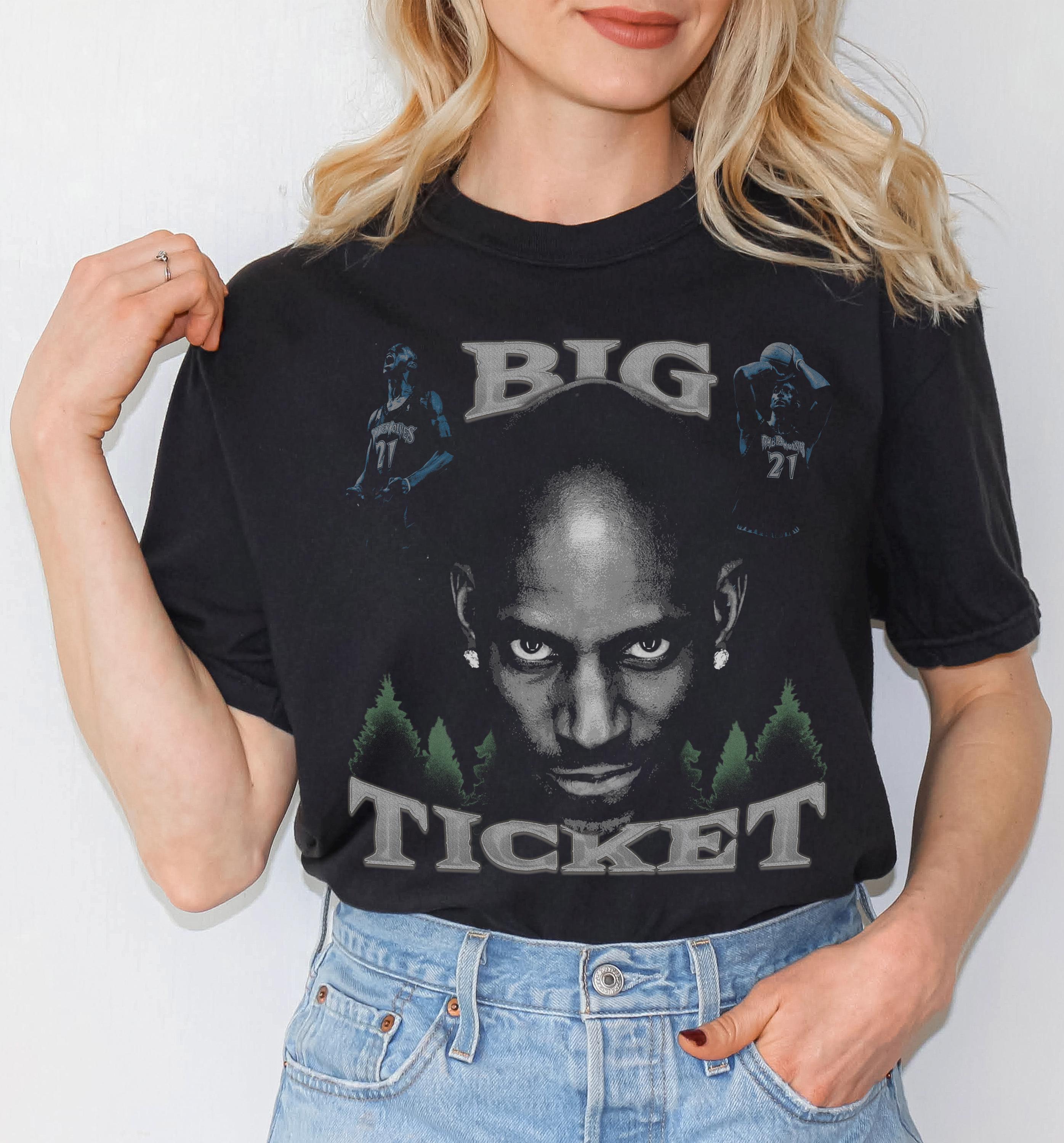 Vintage Minnesota Timberwolves T-Shirt: Big Ticket Custom Design