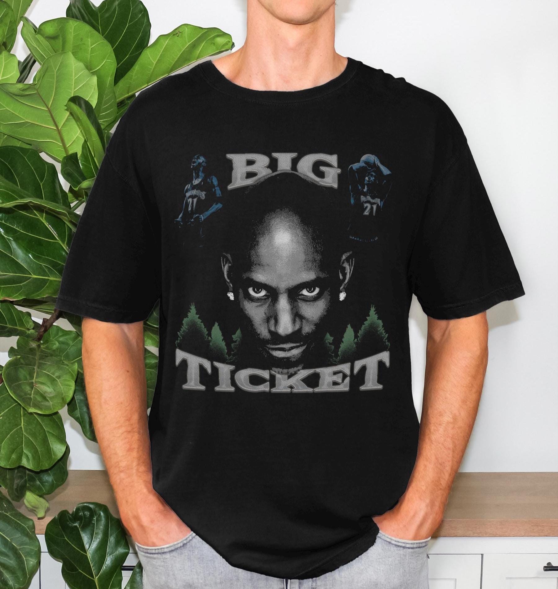 Vintage Minnesota Timberwolves T-Shirt: Big Ticket Custom Design