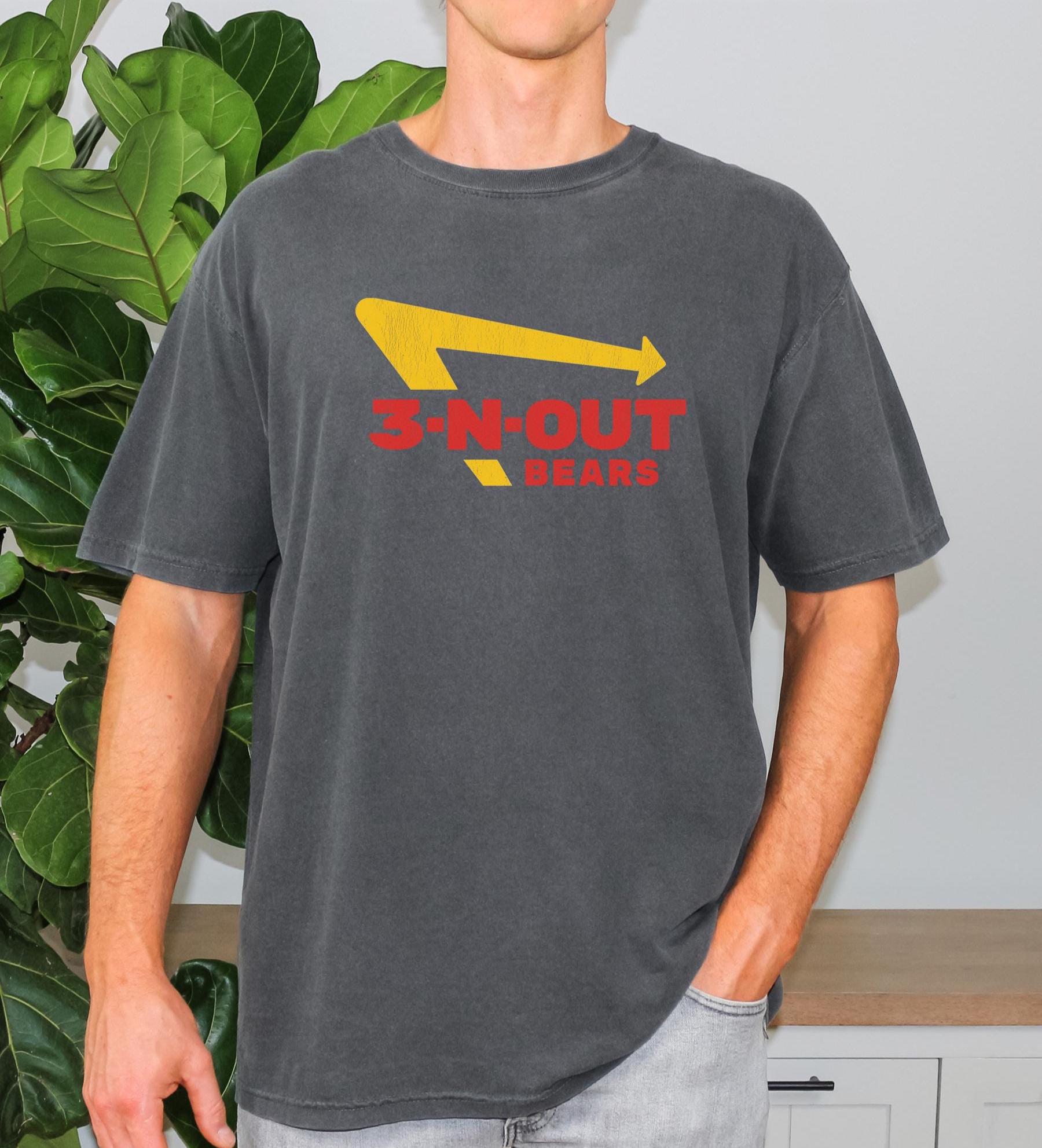 Vintage Vikings Football T-Shirt: Funny 3-N-Out Bears NFL Tee