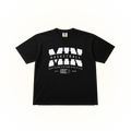 Vintage-style, white Minnesota basketball Northern Division Athletics graphic on a black Comfort Colors t-shirt