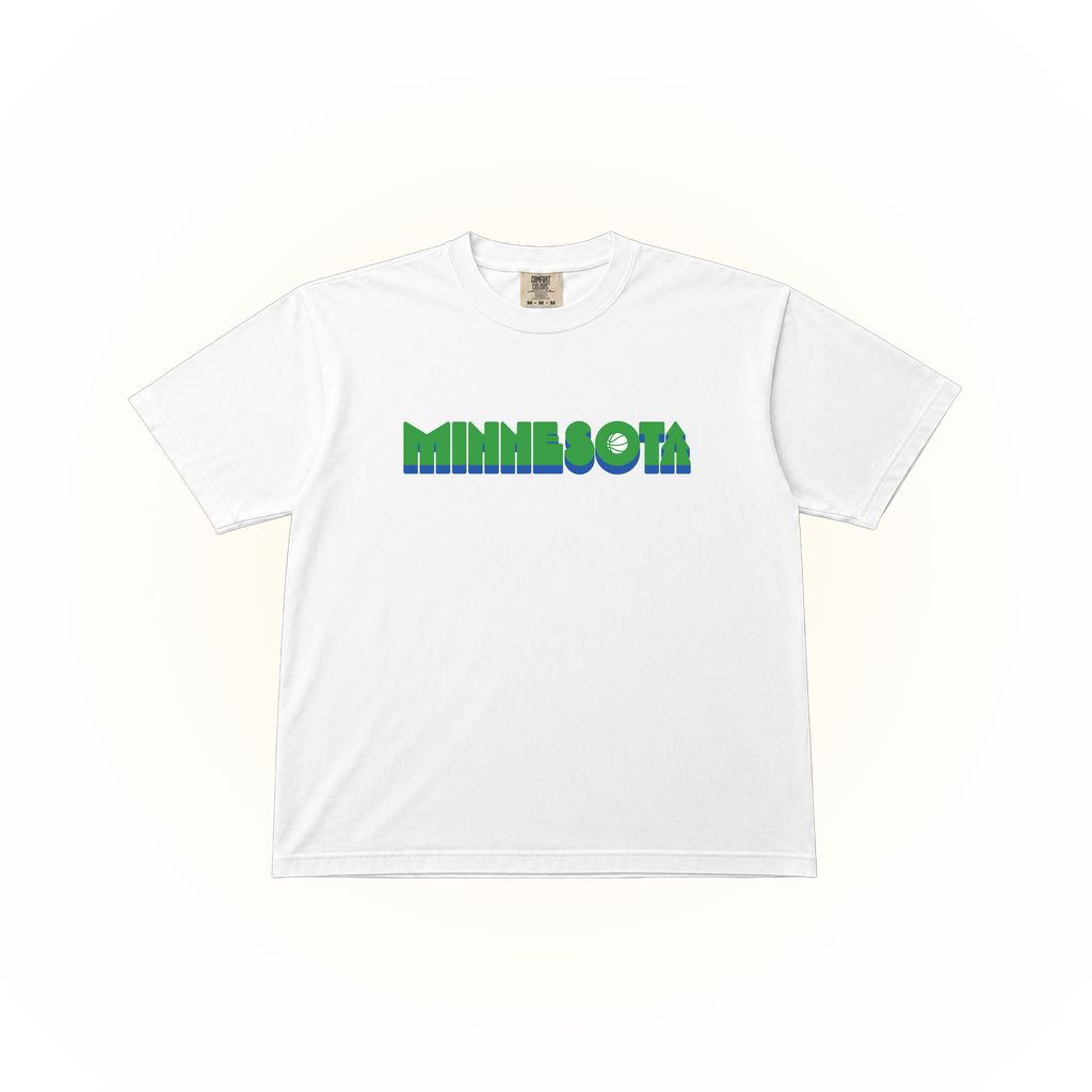 Retro Minnesota Basketball Tee