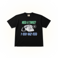 Vintage style 1-800 Naz REID graphic on a black Comfort Colors t-shirt